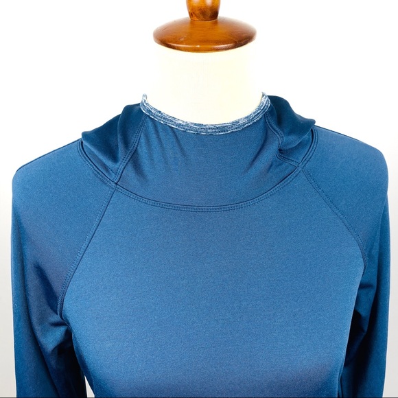 Layer 8 Quick Dry Navy Pullover Hoodie Women’s Medium - Picture 6 of 8